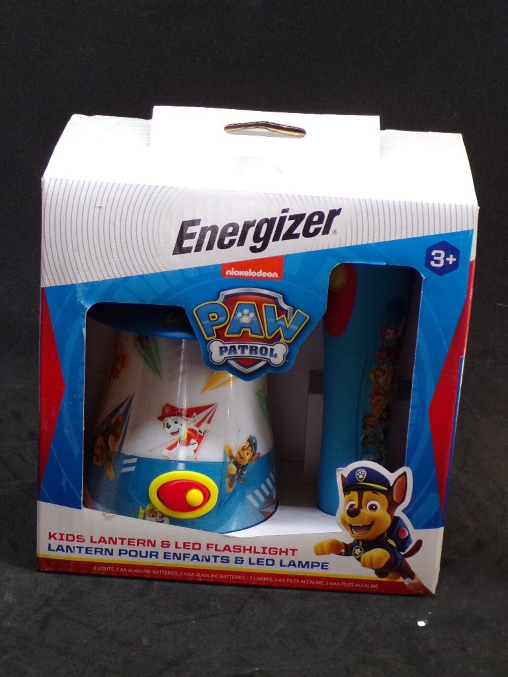 New Energizer PAW Patrol Kids Lantern & LED Flashlight Set Chase Skye NIP